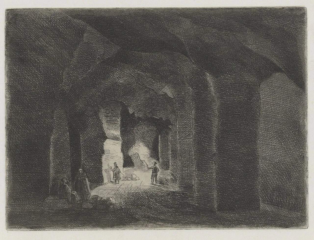 Sint Pietersberg caves and the Meuse river in Maastricht.