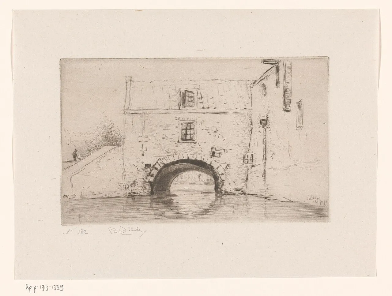 canals and the Oostpoort gate in Delft.