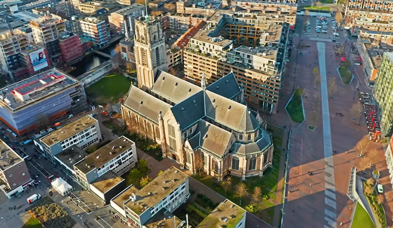 Museumpark and Depot Boijmans Van Beuningen in Rotterdam
